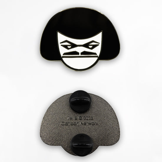 Metalocalypse Enamel Pin - Murderface by Titmouse Front and Back View