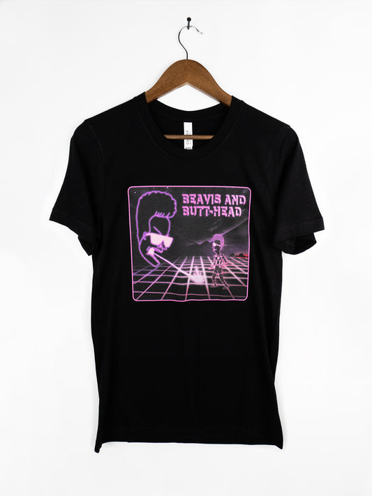 Official Beavis and Butt-Head Virtual Reali-TEE T-shirt by Titmouse Front view