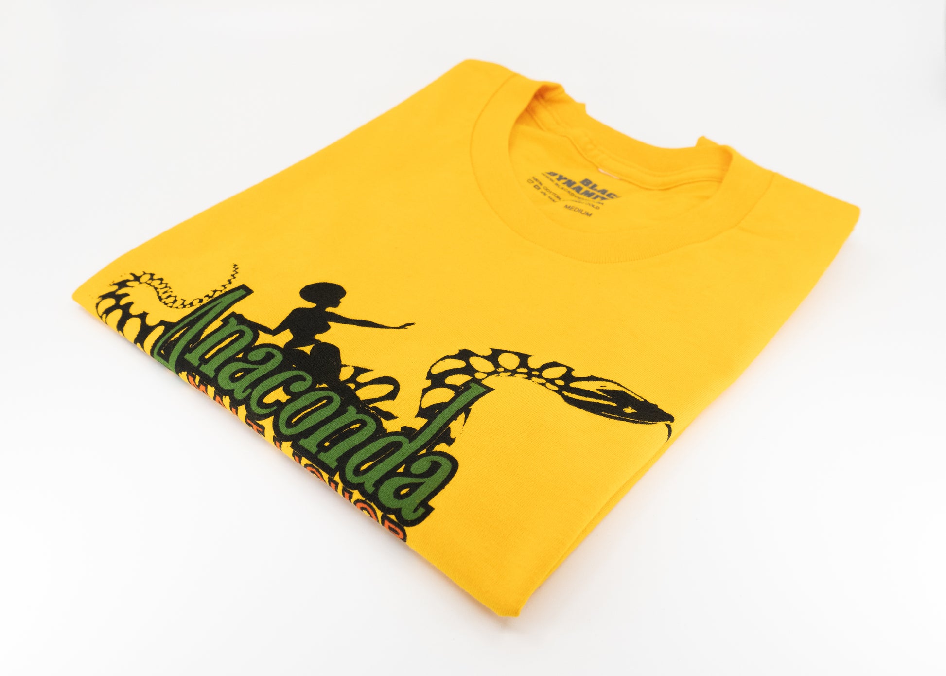 BLACK DYNAMITE! Womens "Anaconda Malt Liquor" Tee by Titmouse Detail View