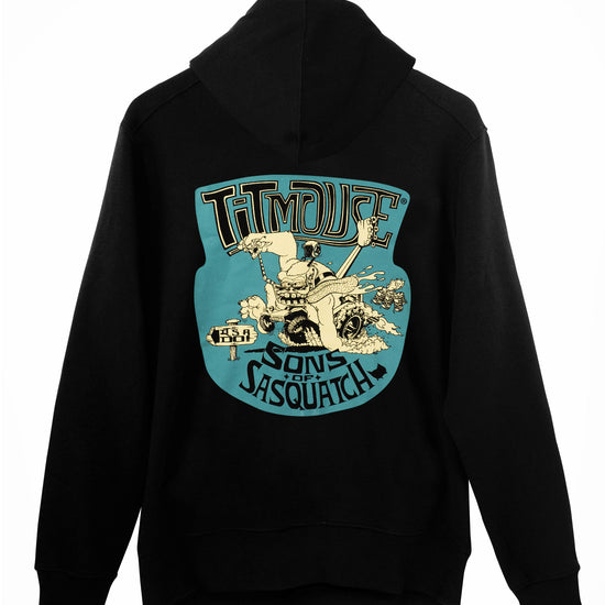 Titmouse Bigfoot Hoodie - Green by Titmouse Front View