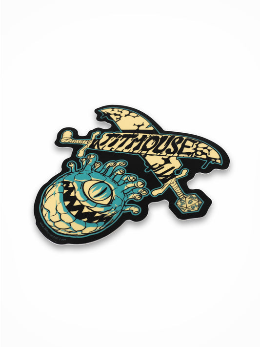 Titmouse Floating Eye Beast Die-cut Sticker