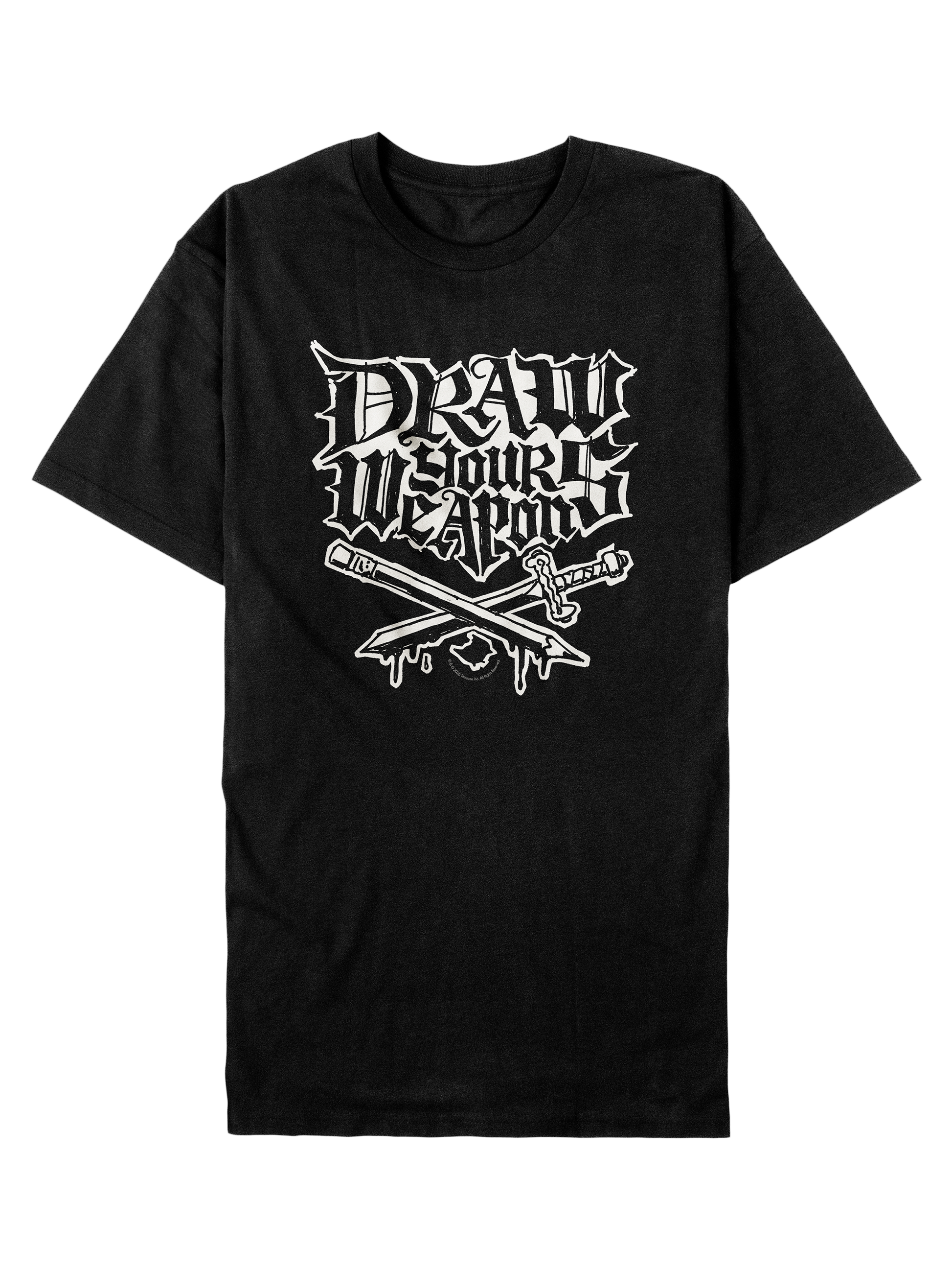 Draw Your Weapons tee – Titmouse Stuff