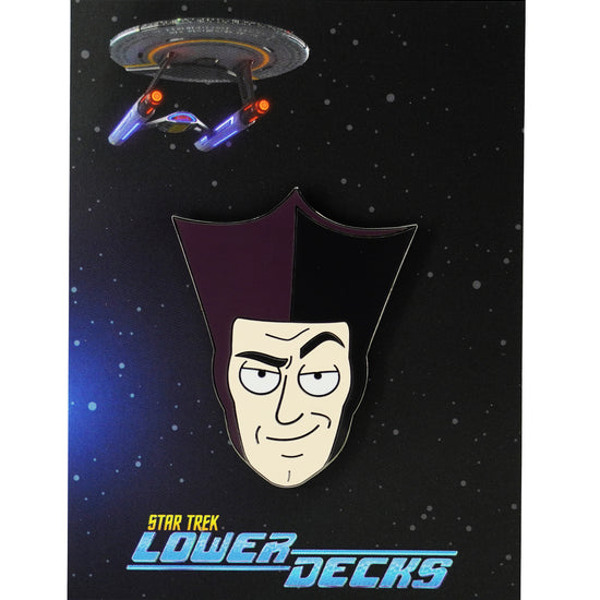 Star Trek: Lower Decks Enamel Pin - Q by Titmouse Detail View