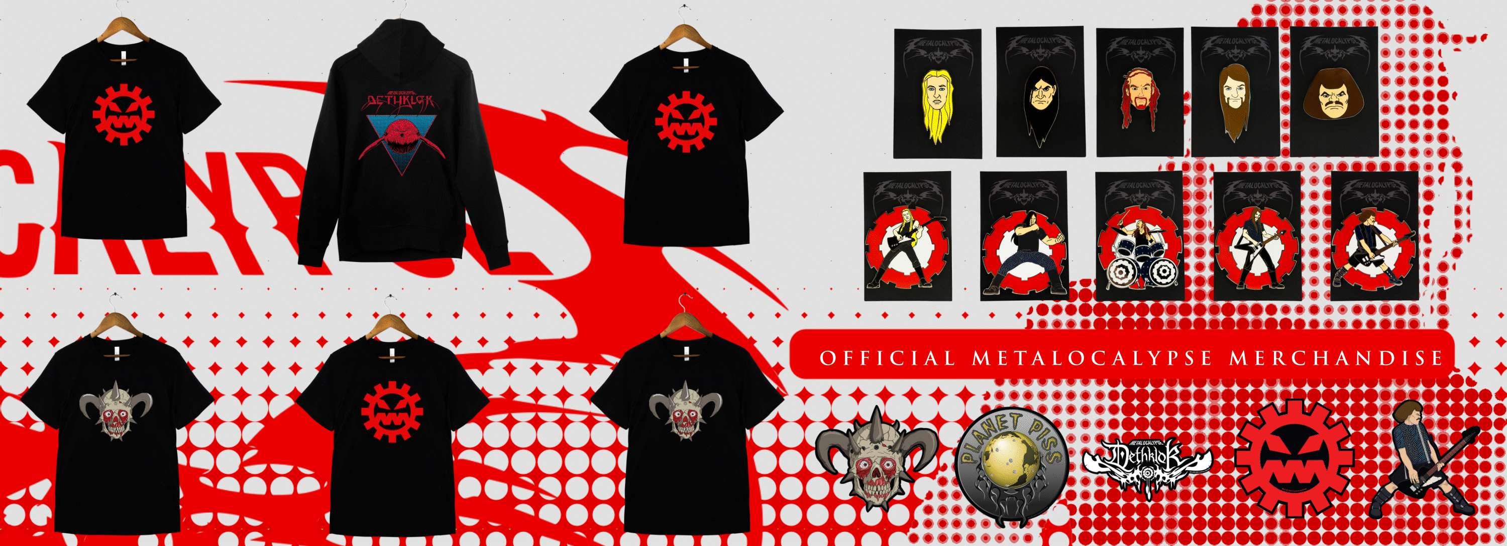 Titmouse Metalocalypse official licensed merchandise