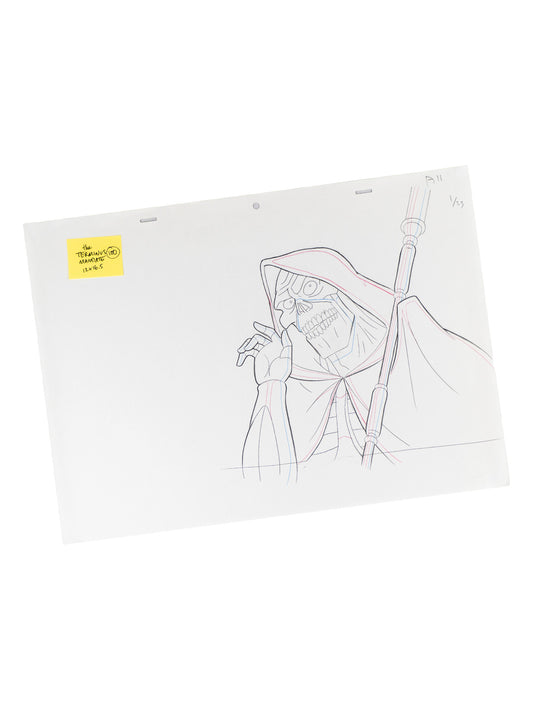 The Venture Bros. Animation Layout 100 w/ Certificate Signed by Jackson Publick and Doc Hammer