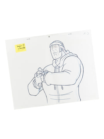 The Venture Bros. Animation Layout 070 w/ Certificate Signed by Jackson Publick and Doc Hammer