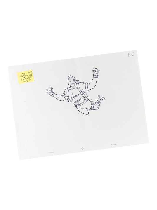 The Venture Bros. Animation Layout 071 w/ Certificate Signed by Jackson Publick and Doc Hammer