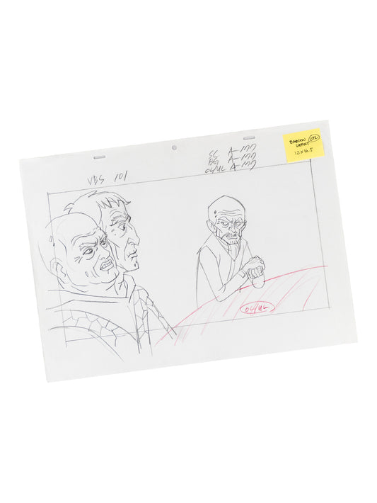 The Venture Bros. Animation Layout 072 w/ Certificate Signed by Jackson Publick and Doc Hammer