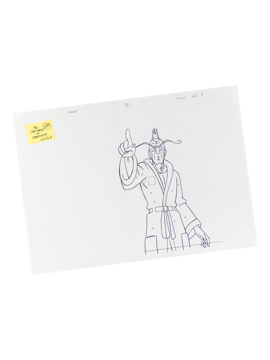 The Venture Bros. Animation Layout 073 w/ Certificate Signed by Jackson Publick and Doc Hammer
