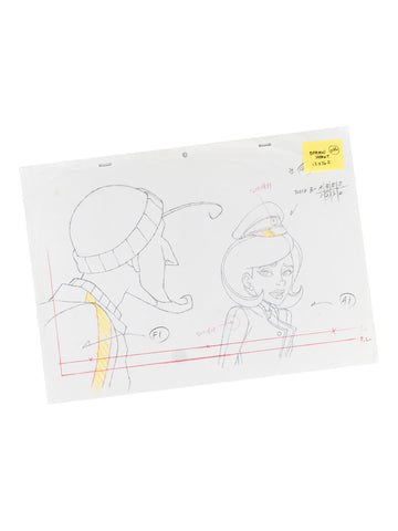 The Venture Bros. Animation Layout 076 w/ Certificate Signed by Jackson Publick and Doc Hammer