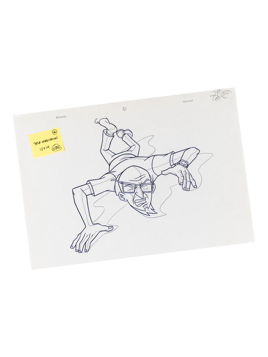 The Venture Bros. Animation Layout 078 w/ Certificate Signed by Jackson Publick and Doc Hammer