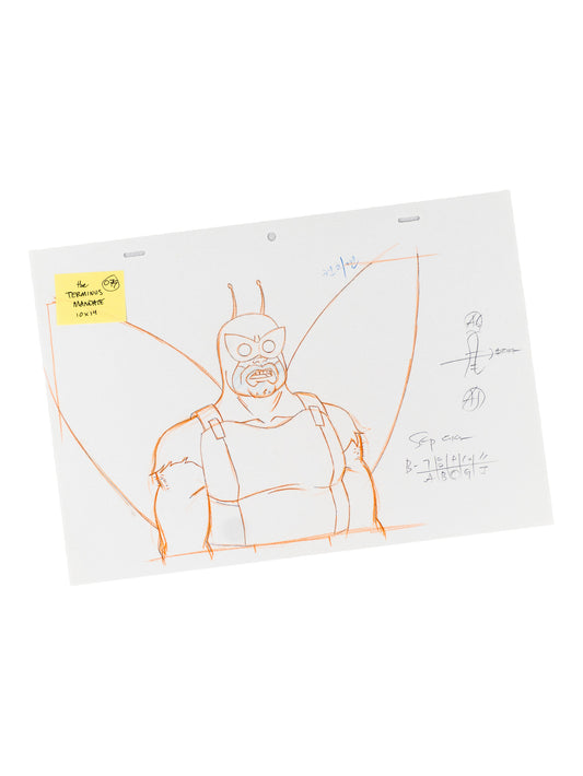 The Venture Bros. Animation Layout 079 w/ Certificate Signed by Jackson Publick and Doc Hammer