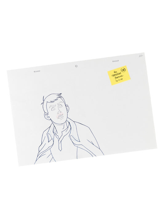 The Venture Bros. Animation Layout 080 w/ Certificate Signed by Jackson Publick and Doc Hammer