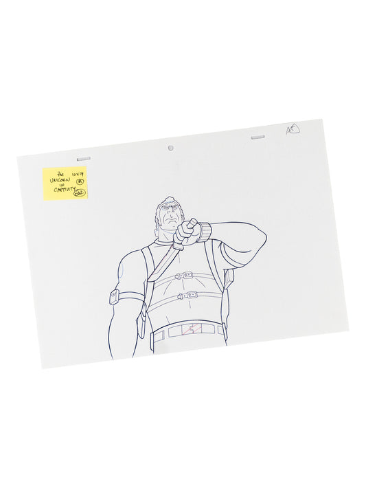 The Venture Bros. Animation Layout 082 w/ Certificate Signed by Jackson Publick and Doc Hammer