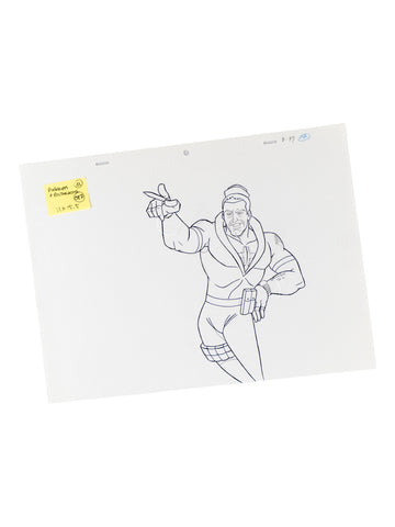 The Venture Bros. Animation Layout 087 w/ Certificate Signed by Jackson Publick and Doc Hammer