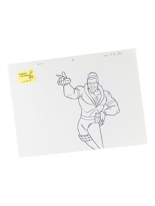 The Venture Bros. Animation Layout 087 w/ Certificate Signed by Jackson Publick and Doc Hammer