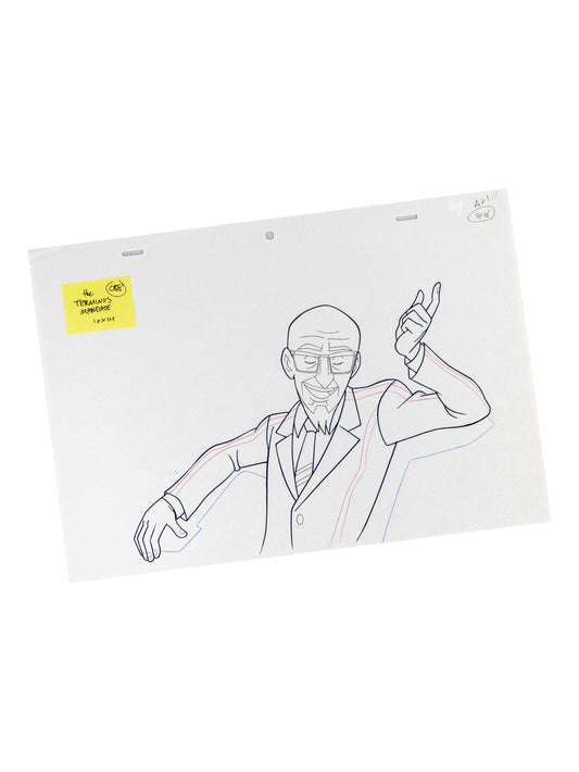 The Venture Bros. Animation Layout 088 w/ Certificate Signed by Jackson Publick and Doc Hammer
