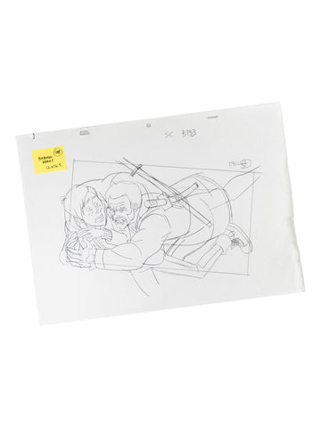 The Venture Bros. Animation Layout 089 w/ Certificate Signed by Jackson Publick and Doc Hammer