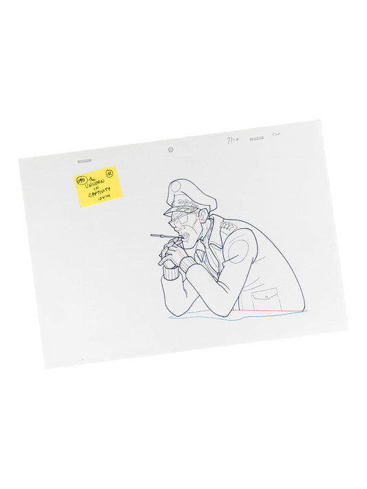 The Venture Bros. Animation Layout 090 w/ Certificate Signed by Jackson Publick and Doc Hammer