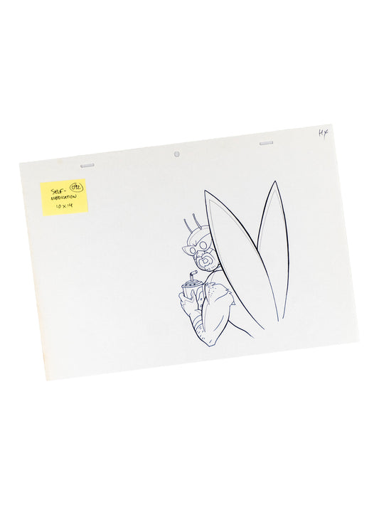 The Venture Bros. Animation Layout 092 w/ Certificate Signed by Jackson Publick and Doc Hammer