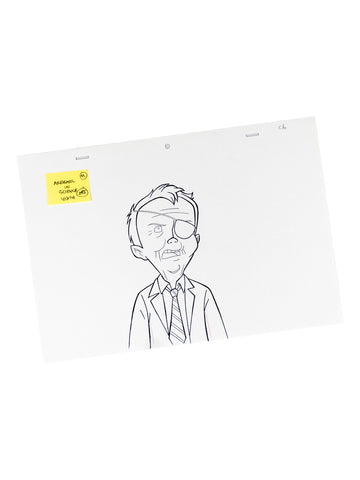 The Venture Bros. Animation Layout 095 w/ Certificate Signed by Jackson Publick and Doc Hammer