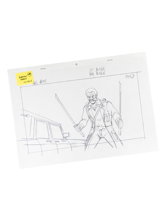 The Venture Bros. Animation Layout 098 w/ Certificate Signed by Jackson Publick and Doc Hammer