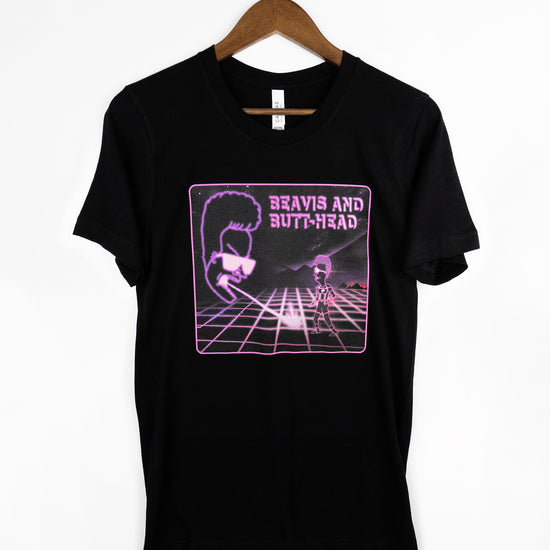 Official Beavis and Butt-Head Virtual Reali-TEE T-shirt by Titmouse Front view