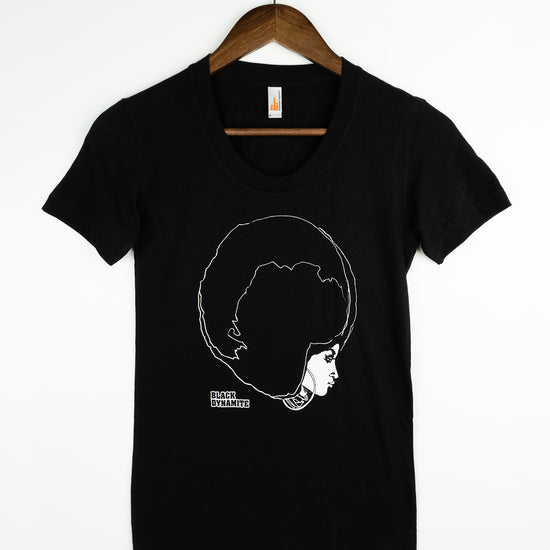 BLACK DYNAMITE! Womens "Afro Girl" Tee by Titmouse Front View