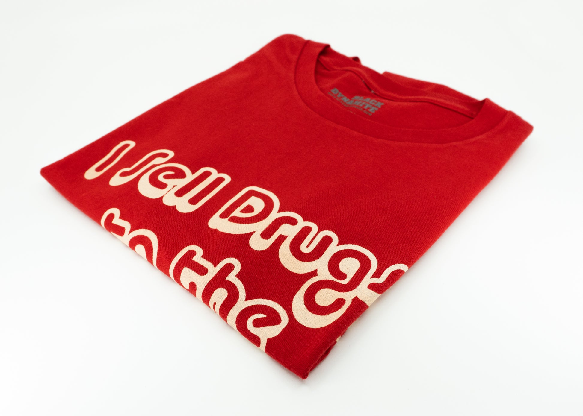 BLACK DYNAMITE! Womens "I Sell Drugs to the Community" Tee by Titmouse Detail View