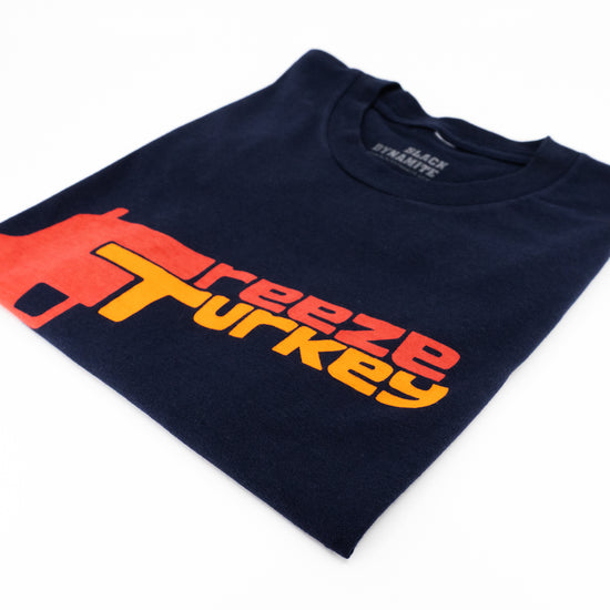 BLACK DYNAMITE! Womens "FREEZE TURKEY" Tee by Titmouse Detail View