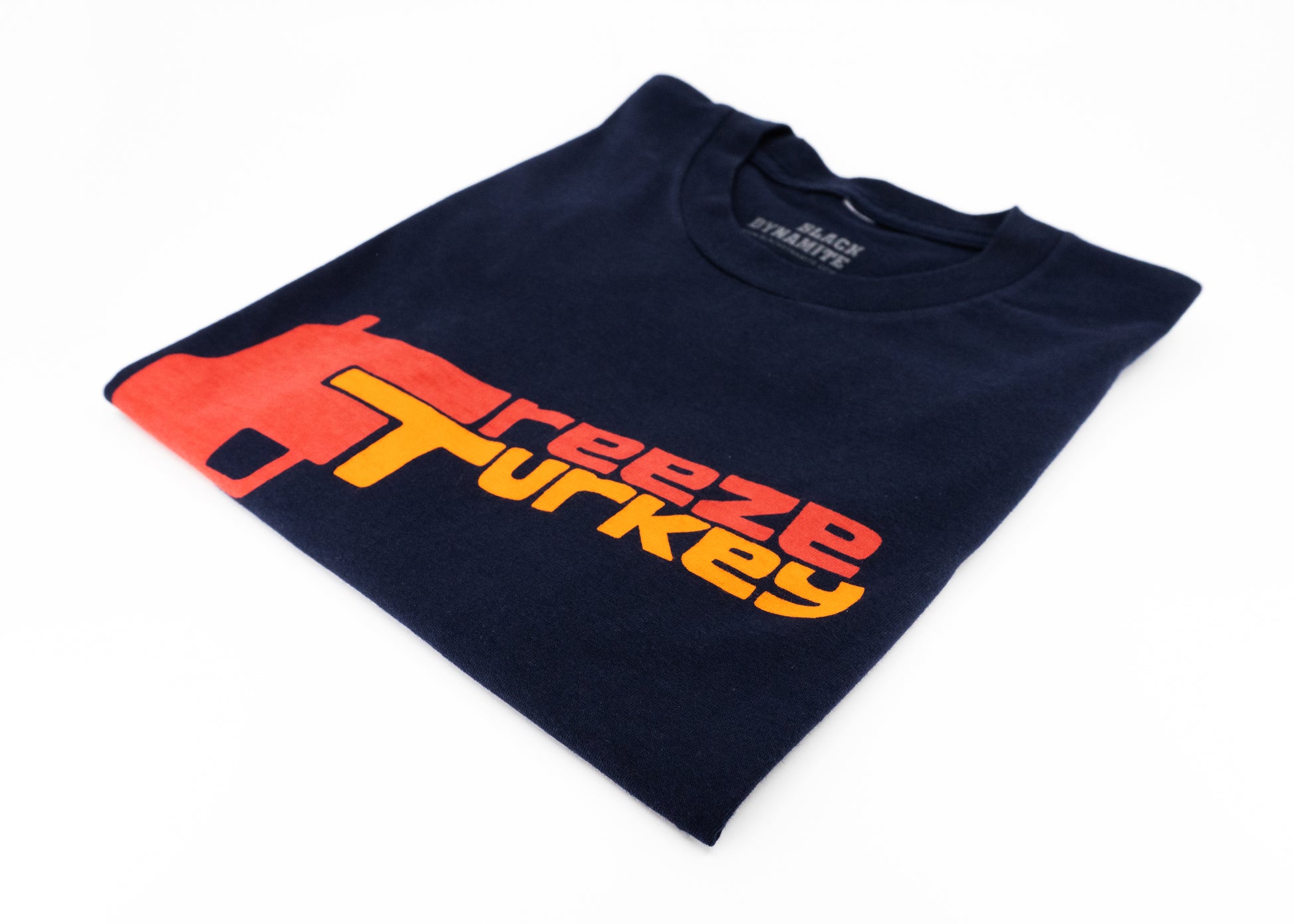 BLACK DYNAMITE! Womens "FREEZE TURKEY" Tee by Titmouse Detail View