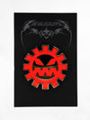 Metalocalypse Enamel Pin - Klokateer Symbol by Titmouse on backing card