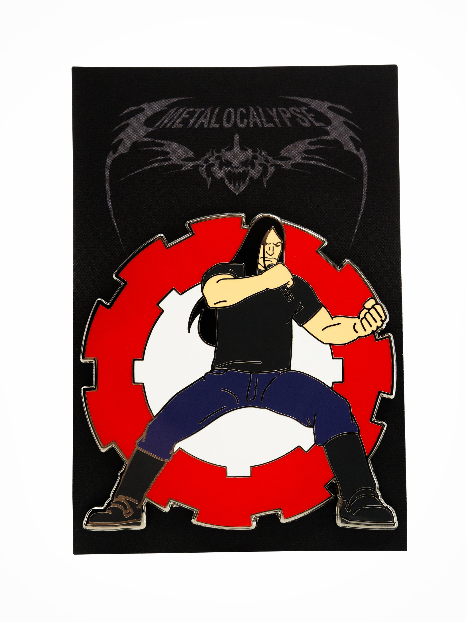 Metalocalypse Enamel Pin - Dethklok Nathan Explosion – Titmouse Stuff