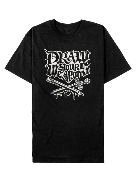 Draw Your Weapons tee – Titmouse Stuff