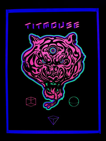 LIMITED EDITION! GLOWING BLACKLIGHT Lord of Shapes Poster