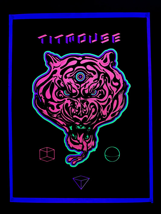 LIMITED EDITION! GLOWING BLACKLIGHT Lord of Shapes Poster