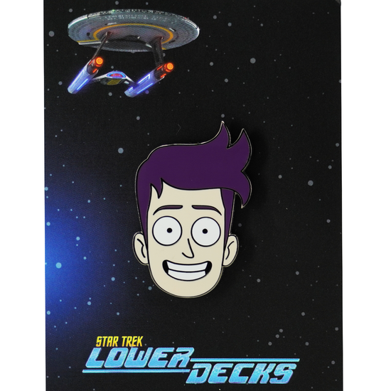 Star Trek: Lower Decks Enamel Pin - Boimler by Titmouse Detail View