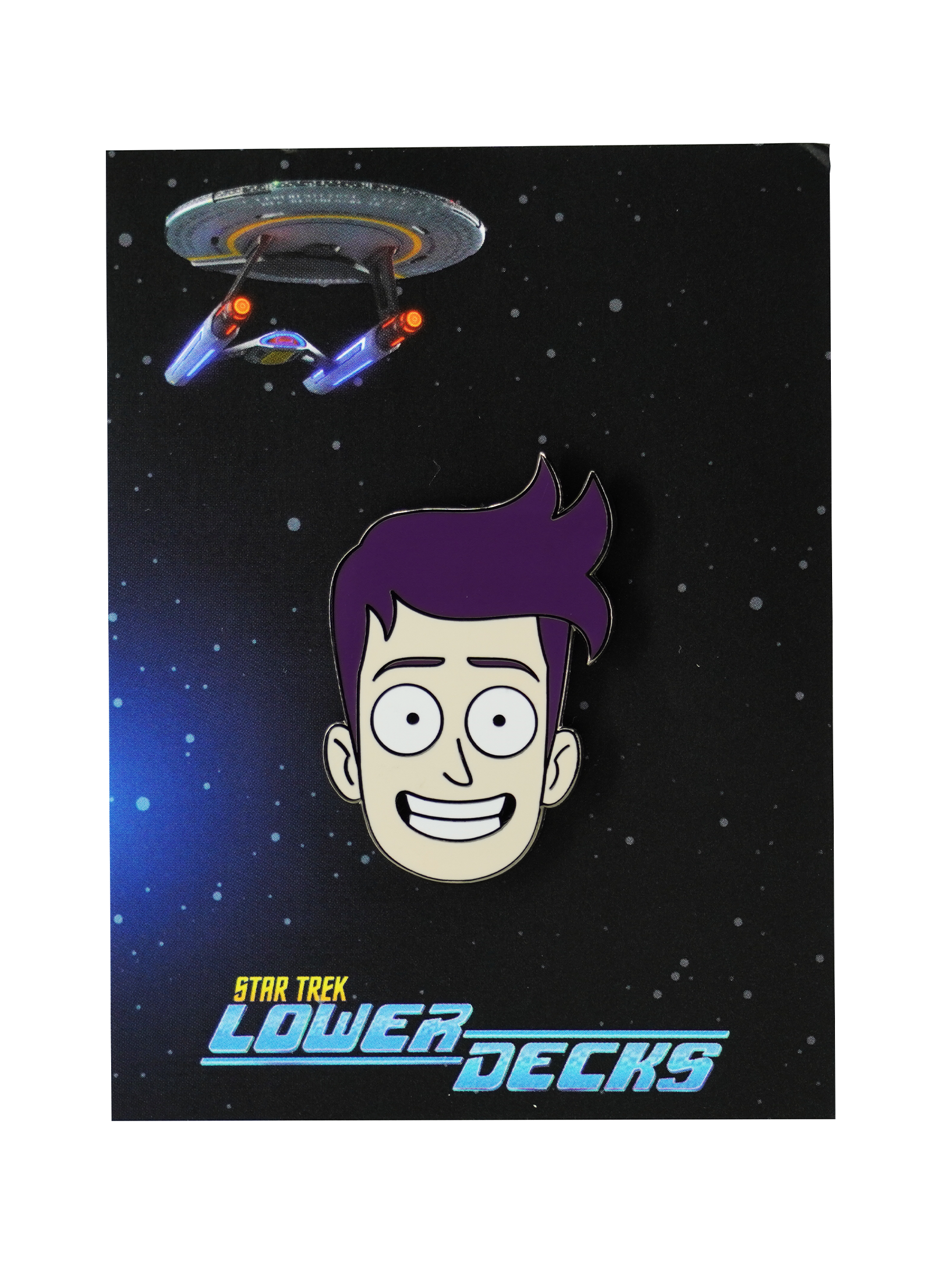 Star Trek: Lower Decks Enamel Pin - Boimler by Titmouse Detail View