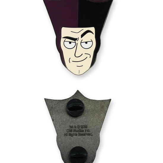 Star Trek: Lower Decks Enamel Pin - Q by Titmouse Front and Back View