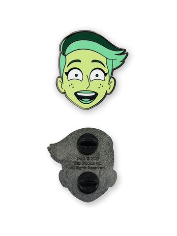 Star Trek: Lower Decks Enamel Pin - Tendi by Titmouse Front and Back View