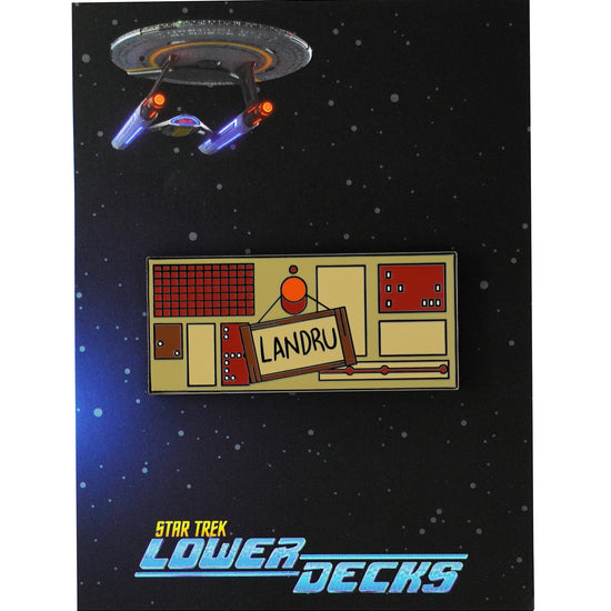 Star Trek: Lower Decks Enamel Pin - Landru by Titmouse Detail View