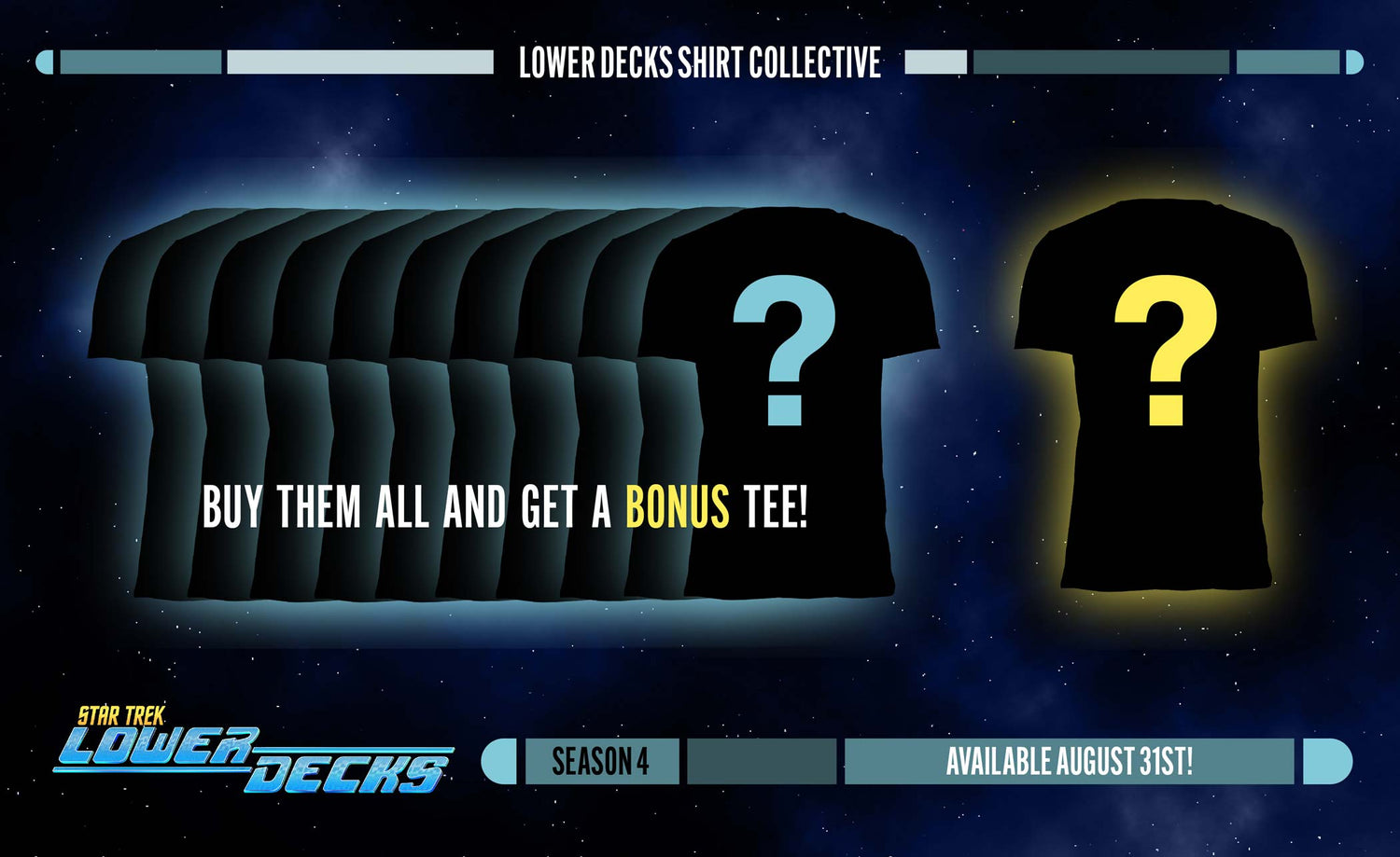 Star Trek Lower Decks Season 4 T-shirt Collective