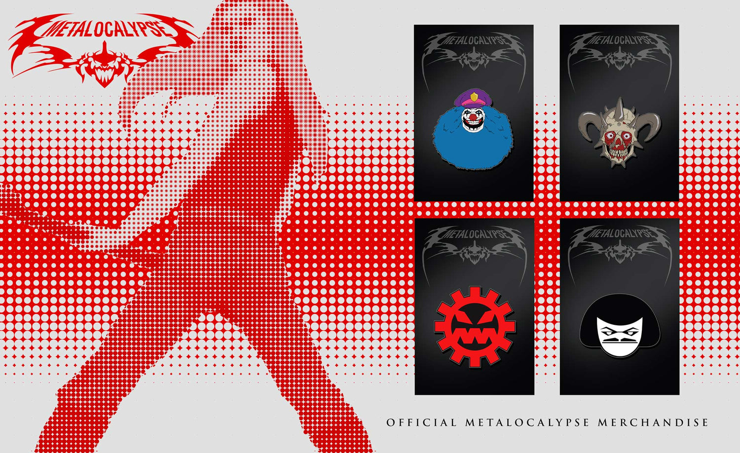 Official Metalocalypse Merchandise - Collectible Pins