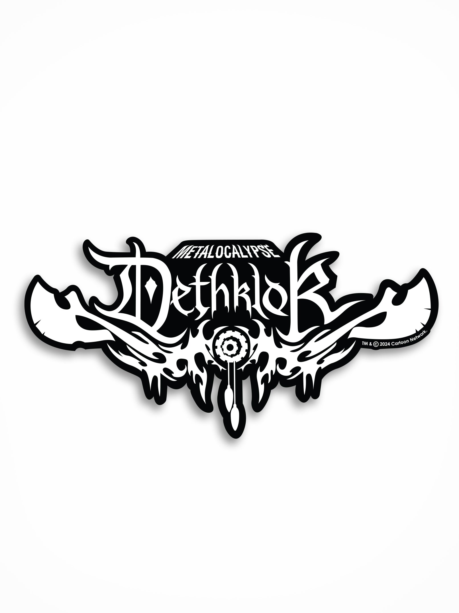 Metalocalypse Die-cut Sticker - Dethklok Logo – Titmouse Stuff