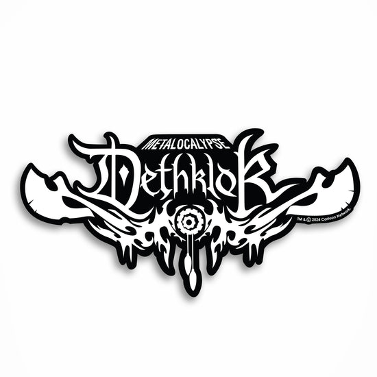 Metalocalypse Die-cut Sticker - Dethklok Logo – Titmouse Stuff