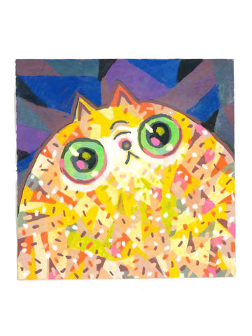 CA Fire Relief Titmouse Charity Auction - KALIDO-CAT by APRIL APODACA
