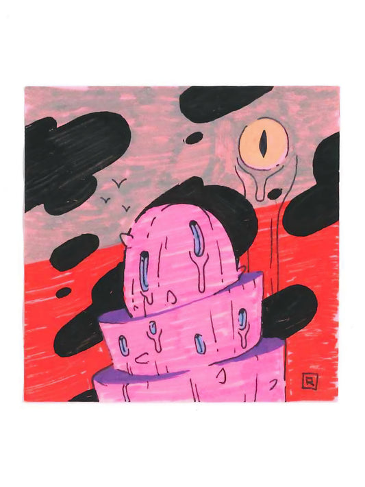 CA Fire Relief Titmouse Charity Auction - GROSS TOWER by NATHAN RICO