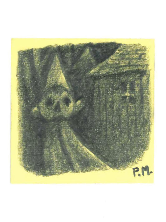 CA Fire Relief Titmouse Charity Auction - EFFIGY BESIDE A BARN by PATRICK MCHALE