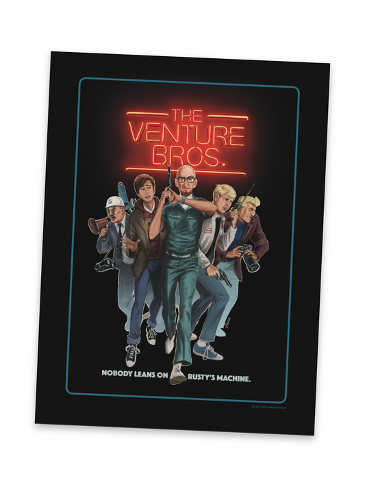 The Venture Bros. Art Poster "Rusty's Machine" - Standard Large Ver. (Size: 24" x 32")