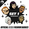 The Venture Bros. Enamel Pin PROTAGONISTS SET #2